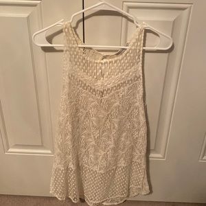 American eagle lace tank! looks great under sweaters!